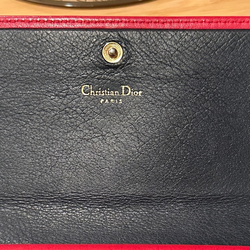 Dior Red Leather Women's Wallet - Picture 8 of 11